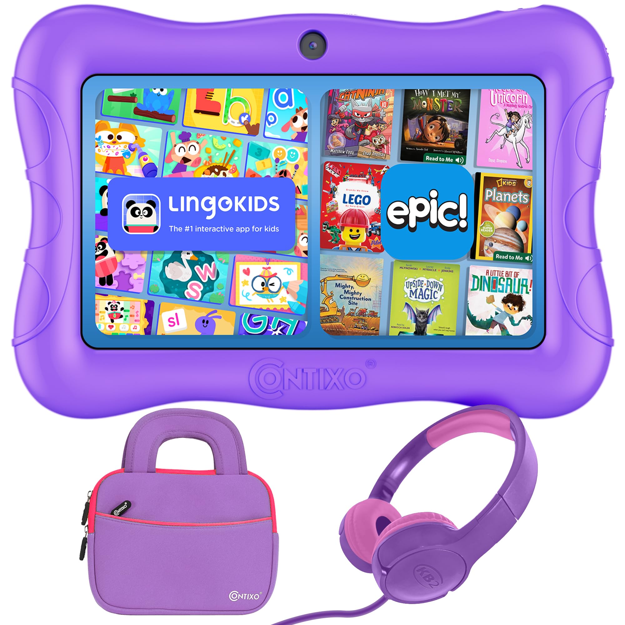 Contixo 7 Inch Kids Tablet Bundle