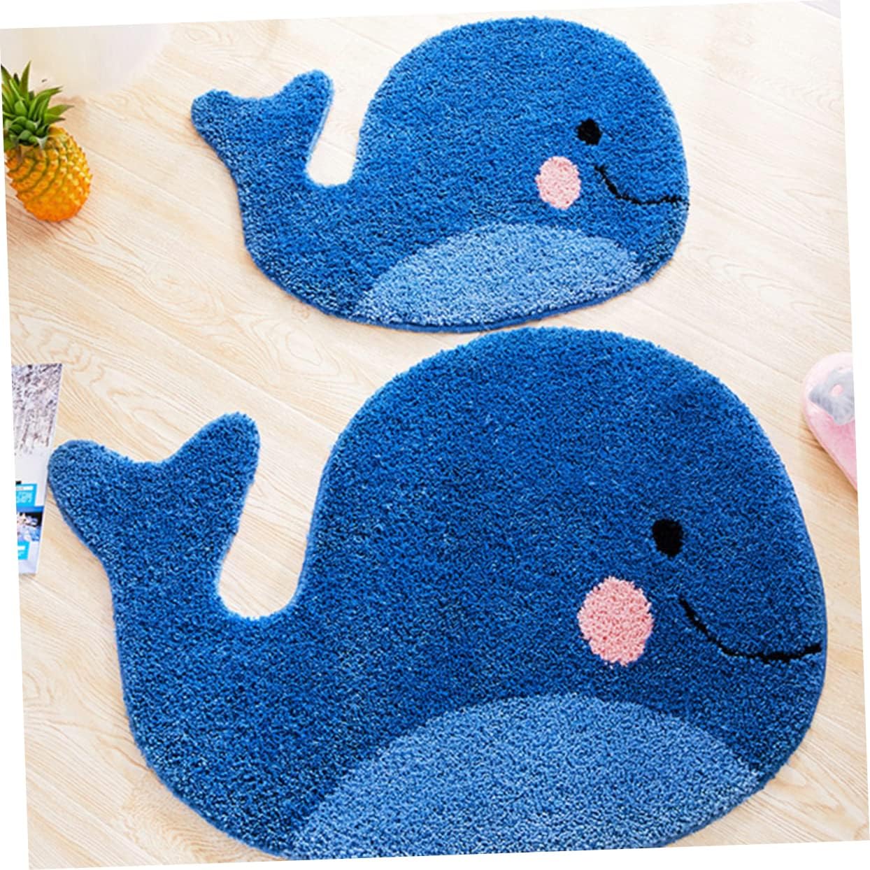 COLLBATH Rug for Bathroom Washable Entryway Rug Anti-Slip Floor Mat Waterproof Door Mat