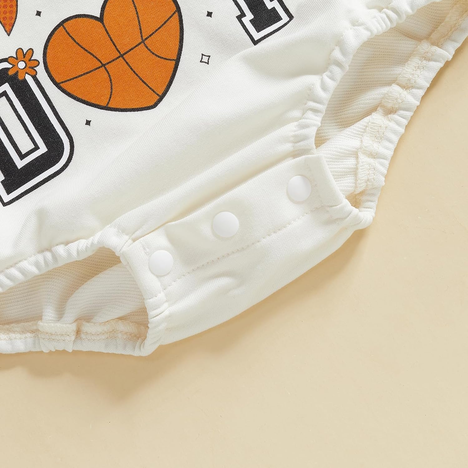 Baby Boy Girl Basketball Outfit Game Day Bubble Romper Long Sleeve Bodysuit Newborn Sweatshirt Infant Fall Clothes - Image 6