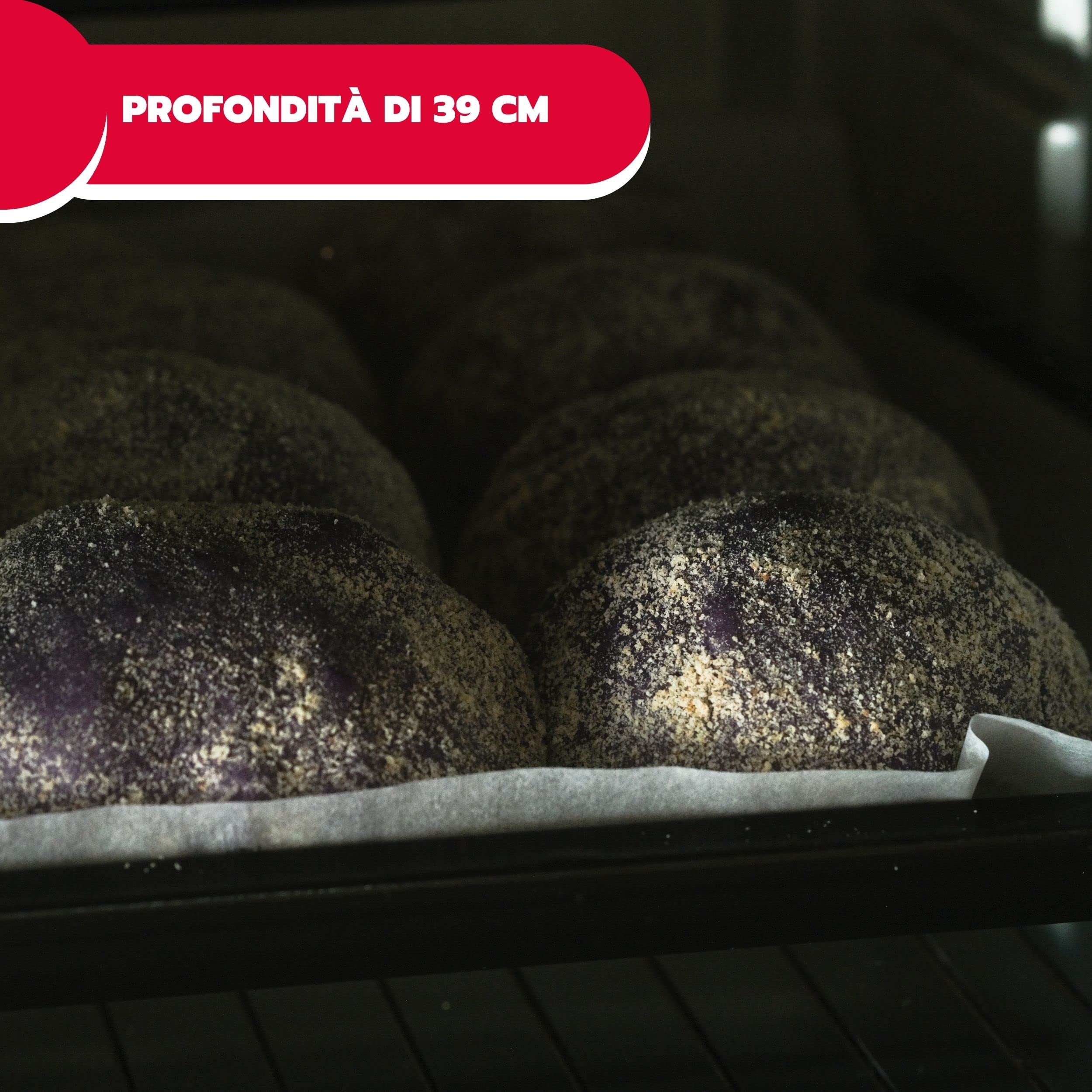 ARDES | AROVEN451 Forno Elettrico Ventilato 45 Litri Fornetto Elettrico Professionale Per Cucina | Compatto, Smart e Multifunzione (Specialità Girarrosto), Ideale Per Un'esperienza In Cucina A 360°
