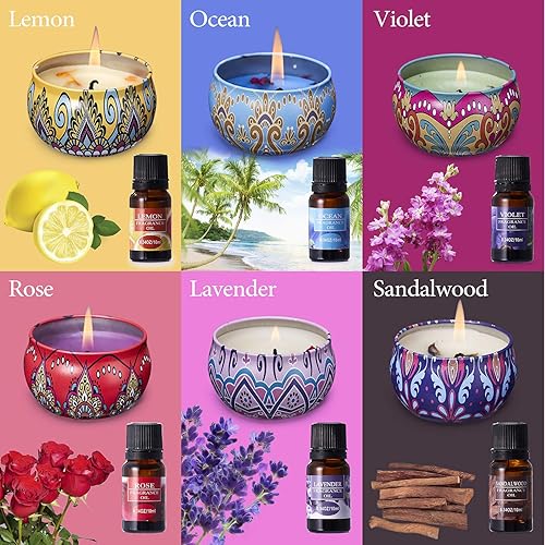 Miniatura 5 de Lucky Goddness Kit de fabricación de velas, suministros para hacer velas con cera de soja para principiantes en la fabricación de velas