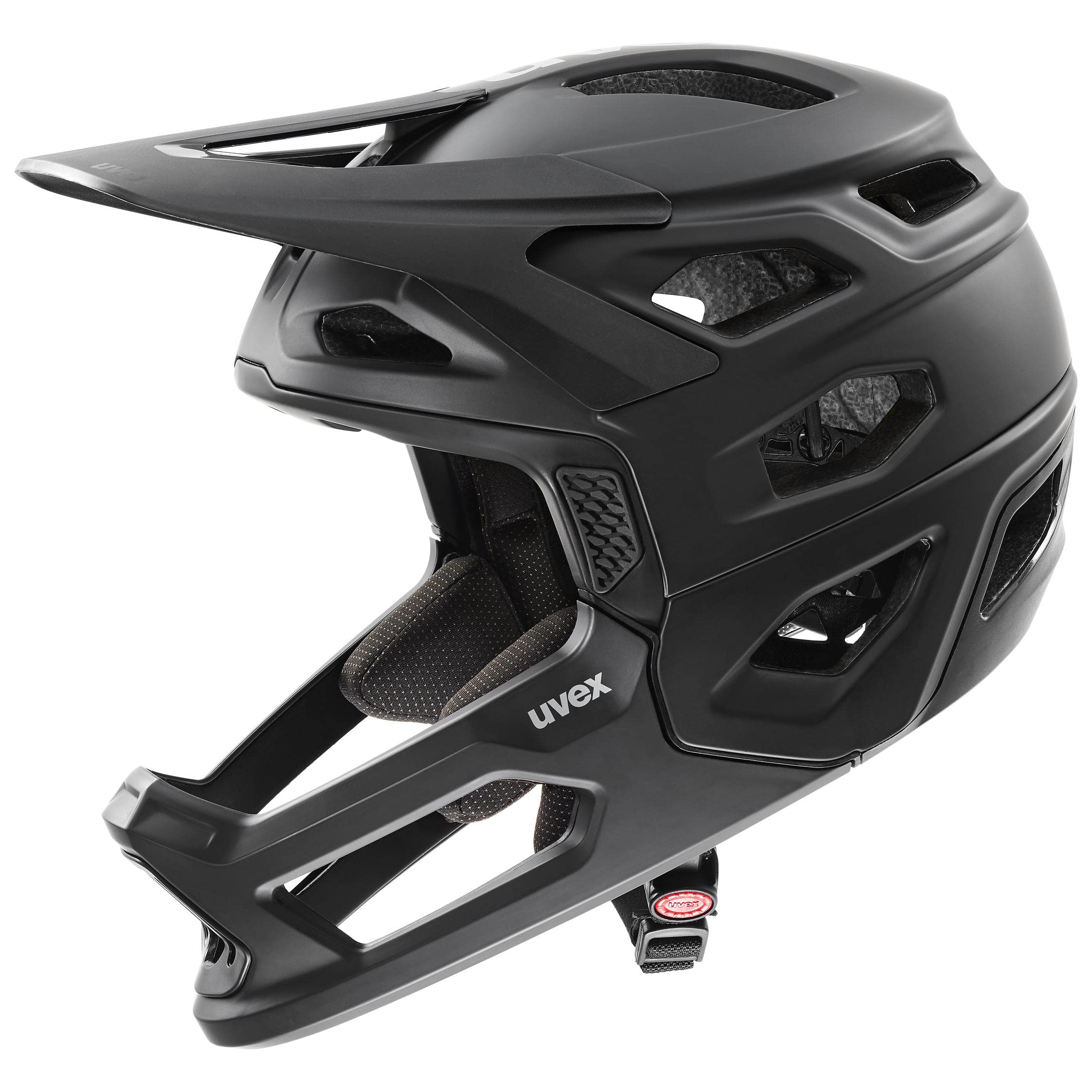 uvex revolt - extrem leichter MTB-Helm für Damen und Herren - individuelle Größenanpassung - optimierte Belüftung - all black matt - 57-61 cm