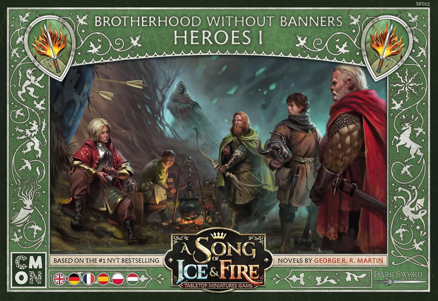 A Song of Ice and Fire Tabletop Miniatures Game Brotherhood Without Banners Heroes I Set - New Commanders & Units! Strategy Game for Adults, Ages 14+, 2+ Players, 45-60 Minute Playtime, Made by CMON
