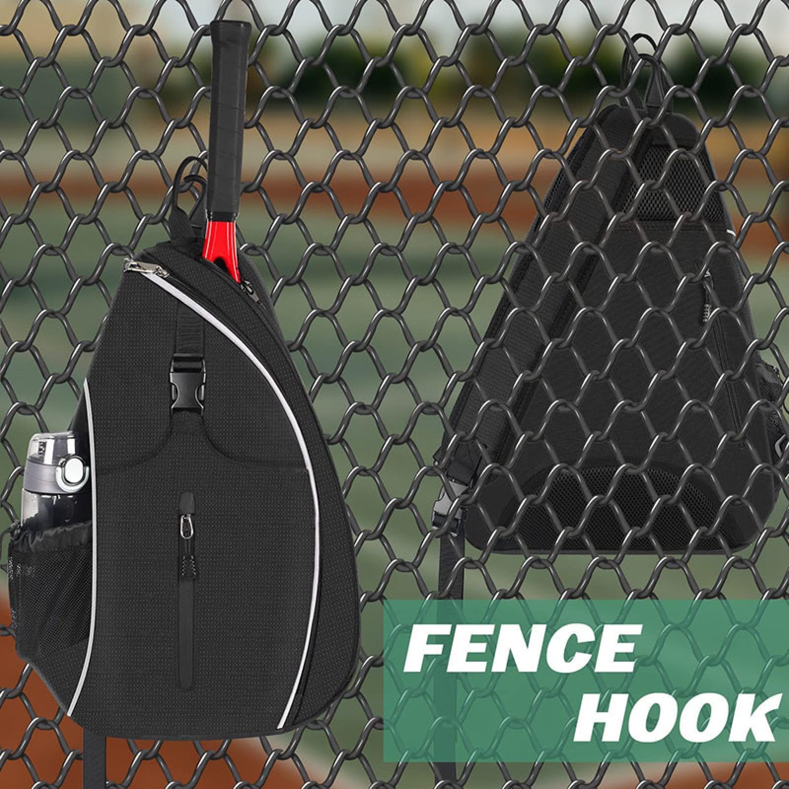 Tennistasche für 2 Schläger, Tasche für Tennisschläger, Tennis-Paddel-Rucksack,Badmintonschläger, Tasche, Schläger-Tragetasche, Handtasche für Tennis/Pickleball/Badminton/Squash-Sportarten