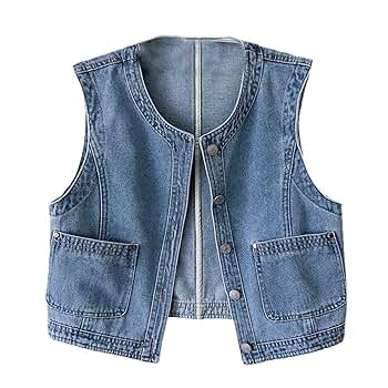アメリ　VINTAGE VEST LAYERED DENIM JACKET 61KuhMJ0jqL._UY350_.jpg