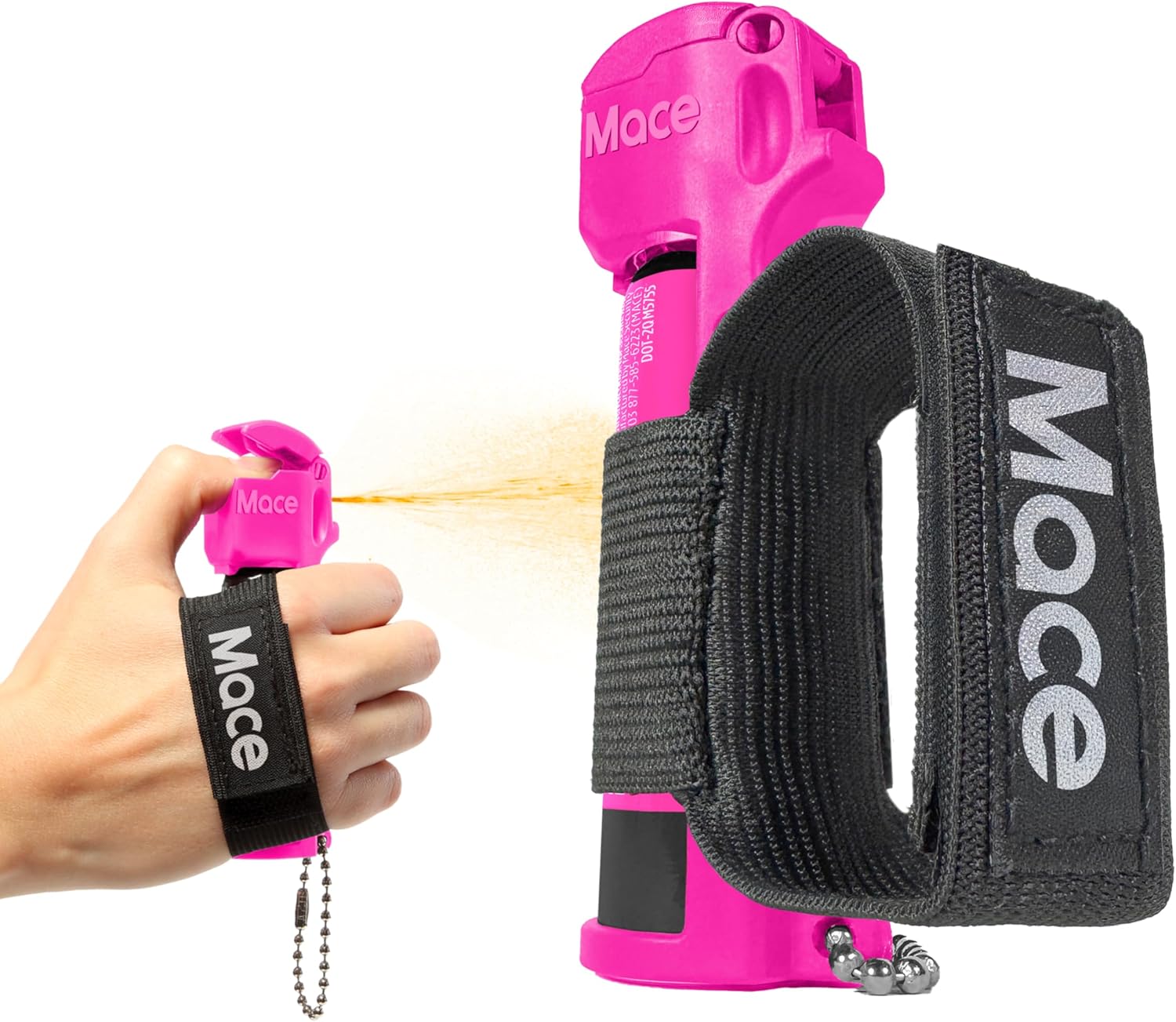 Mace Brand Sport Model Pepper Spray, 0.63 oz, 12 Feet Range, Max Strength 10% OC Formula, Long Lasting UV Dye, Adjustable Hand Strap, Self Defense Pepper Spray for Women & Men Mace Brand Sport Model Pepper Spray, 0.63 oz, 12 Feet Range, Max Strength 10% OC Formula, Long Lasting UV Dye, Adjustable Hand Strap, Self Defense Pepper Spray for Women & Men