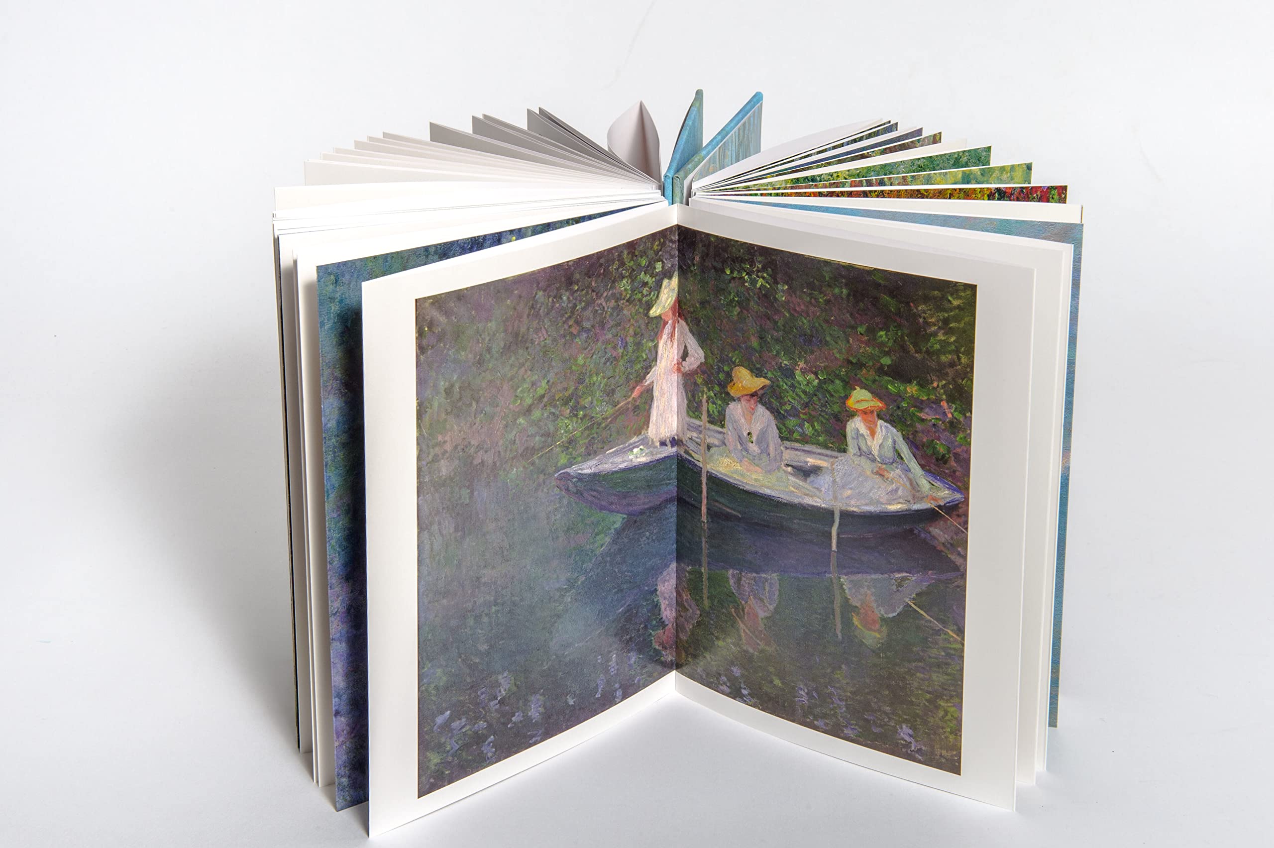 Monet: Meisterwerke des Impressionismus in einer hochwertigen Leporelloausgabe in Leinenbindung im Schmuckschuber (Kunst-Leporello, Band 4)