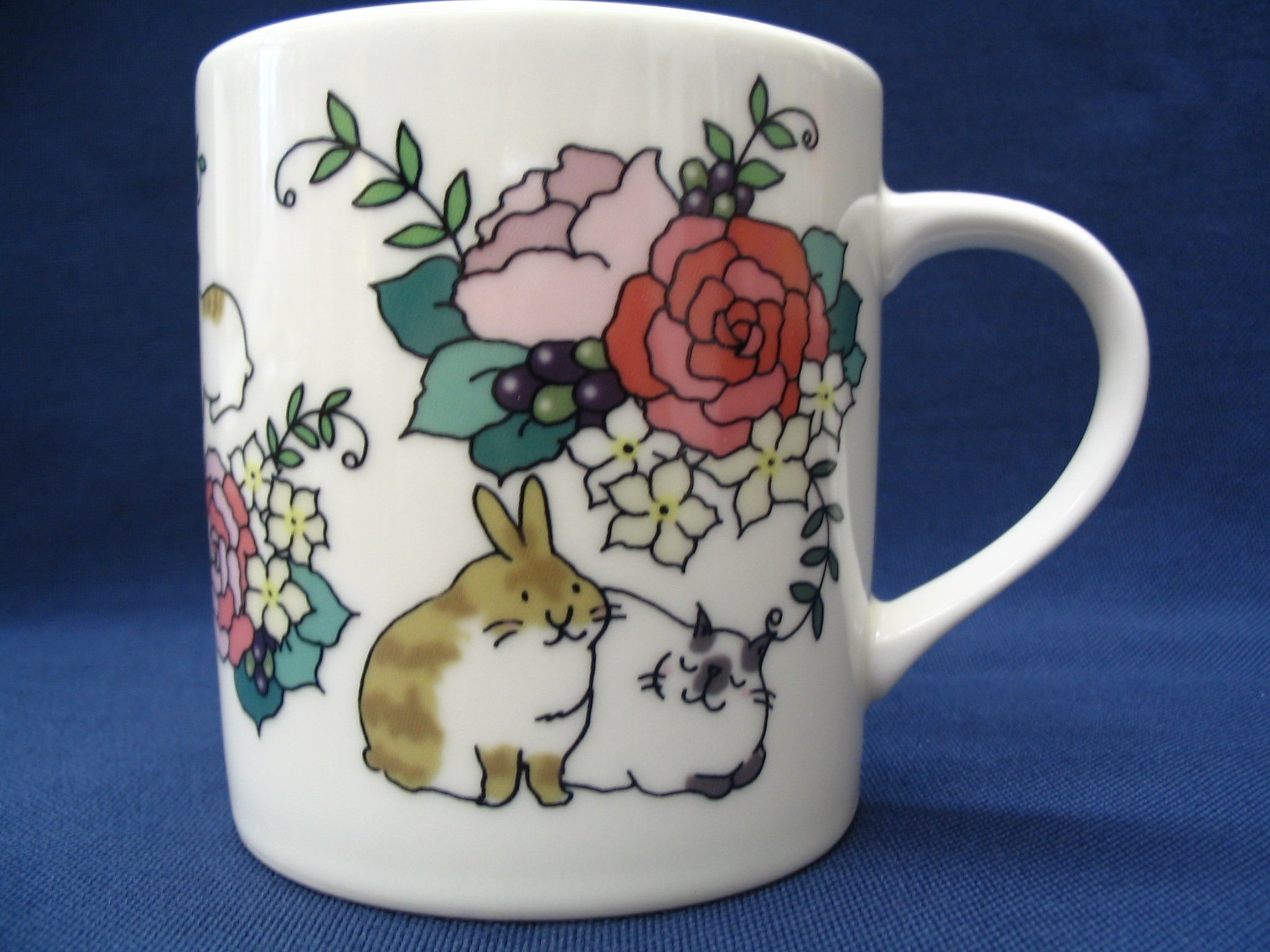 まぐカップページ Amazon.co.jp: キャットチップス ラビット＆フラワーズ