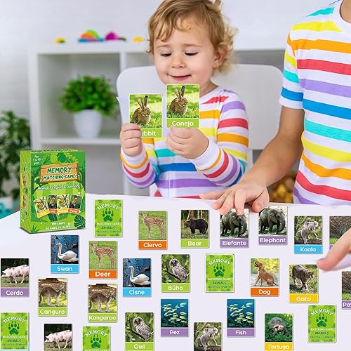 Vista 77 de gisgfim Juego de 50 pares de memoria a juego de memoria de concentración bíblica juegos de tarjetas de memoria para niños Educativo A Fun & Fast