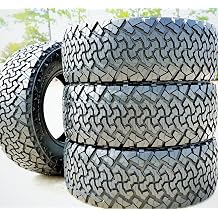 4 x Venom Power Terra Hunter X/T LT31X10.50R15 109S C 6 Ply Tires | Light Truck Extreme Terrain All Season Traction 109S Rated C 6 Ply Radial Construction Black Sidewall Tires