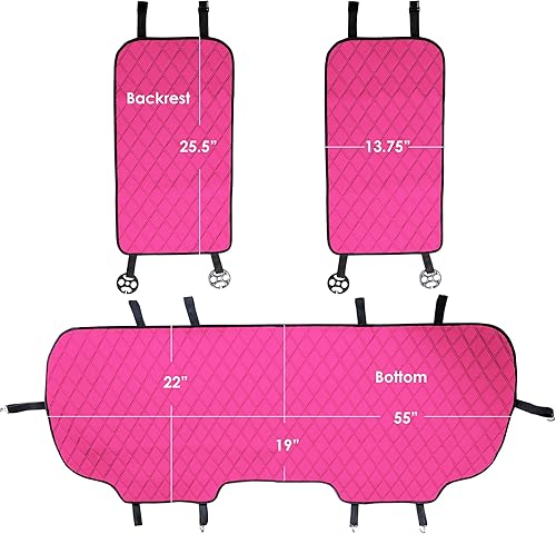 Miniatura 166 de FH Group Neosupreme - Cojines de asiento para automóvil, ajuste universal, cojín para asiento trasero de automóvil con respaldo de silicona Gris