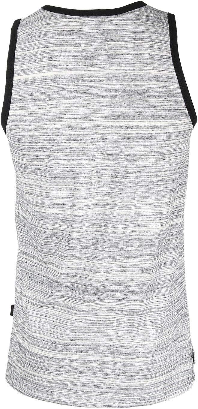 ZIMEGO Men's Color Block Sleeveless Pullover Kangaroo Pocket Workout Hooded Tank