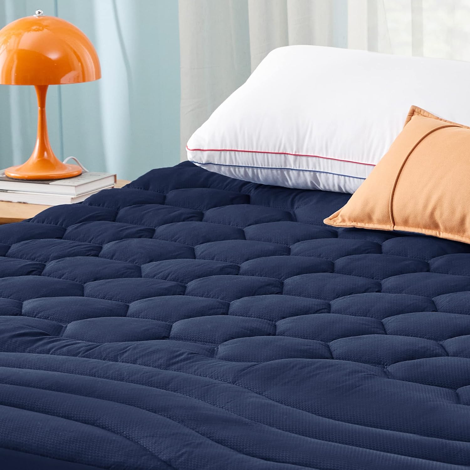 Bedsure Queen Size Mattress Pad Soft Cooling Mattress