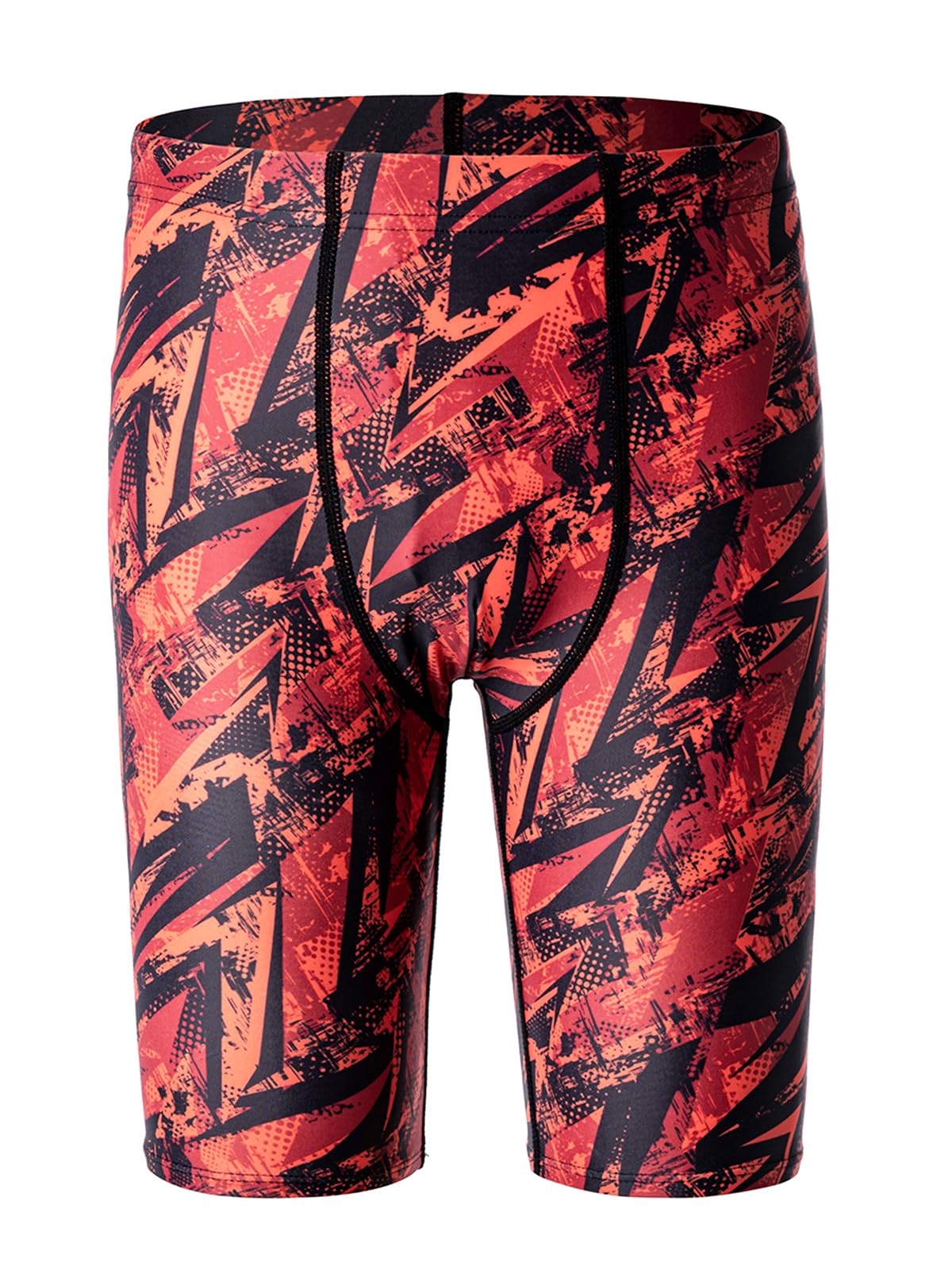 DEVOROPA Boys Swim Jammers Youth Competitive Swim Team Trunks Racing Swimsuit Athletic Swimming Shorts Slim/Standard/Husky