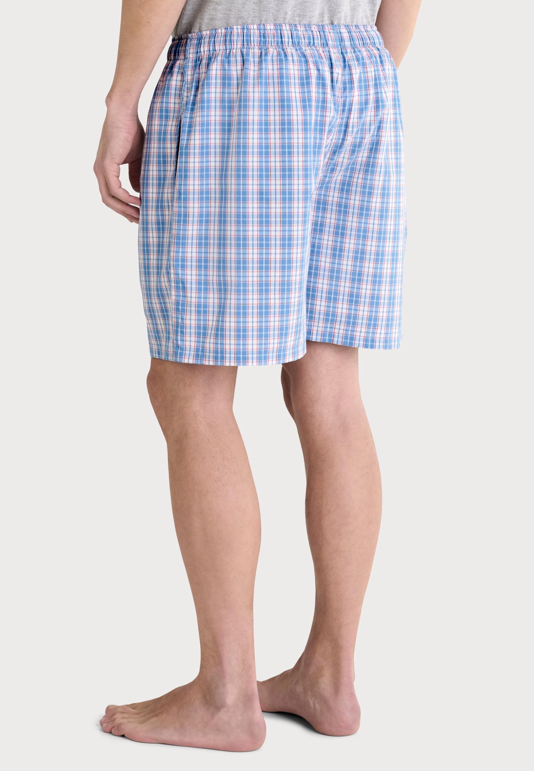 El Búho Nocturno Bas Pyjama Homme Long – Flanelle Coton 100% Hiver/Pantalon Popeline Légère Coton/Mélange/Bambou Carreaux – Pouches Tailles M-3XL Cadeau Noël