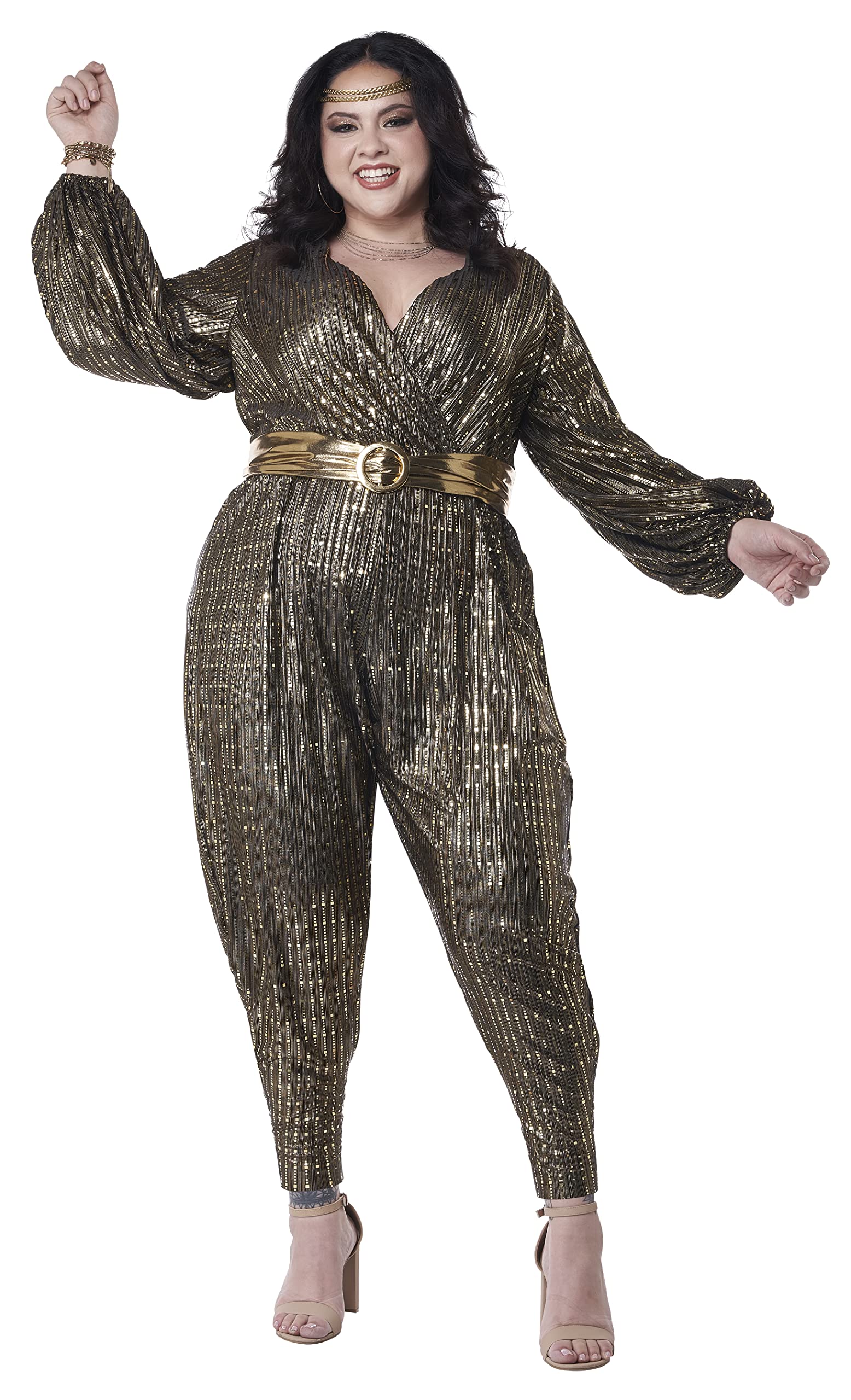 California CostumesWomens Gold Disco Queen