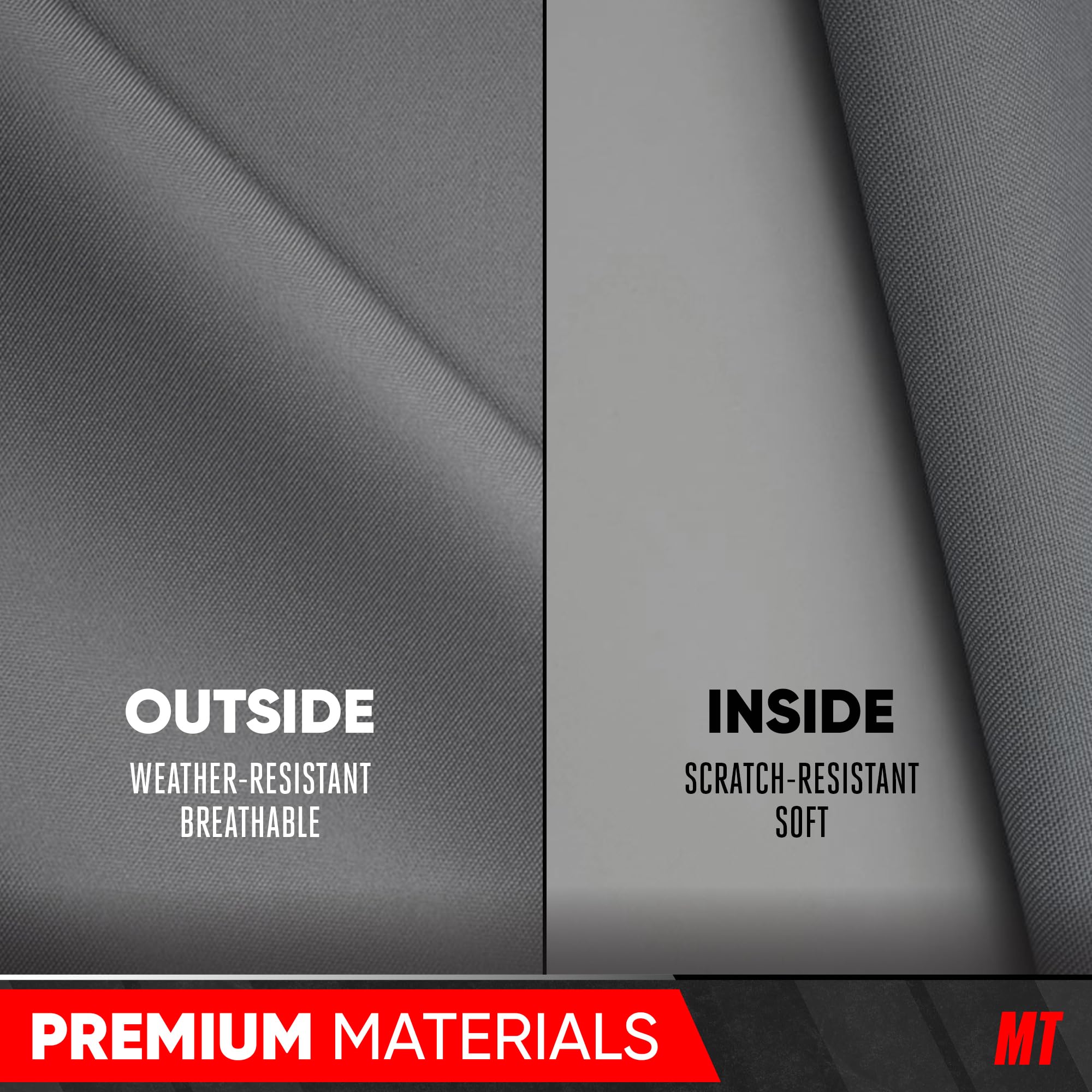 MotorTrend Custom Fit Car Cover for Ford Mustang 1965-2004 All-Weather Protection for Cars Trucks SUVs UV Resistant Waterproof — view 6