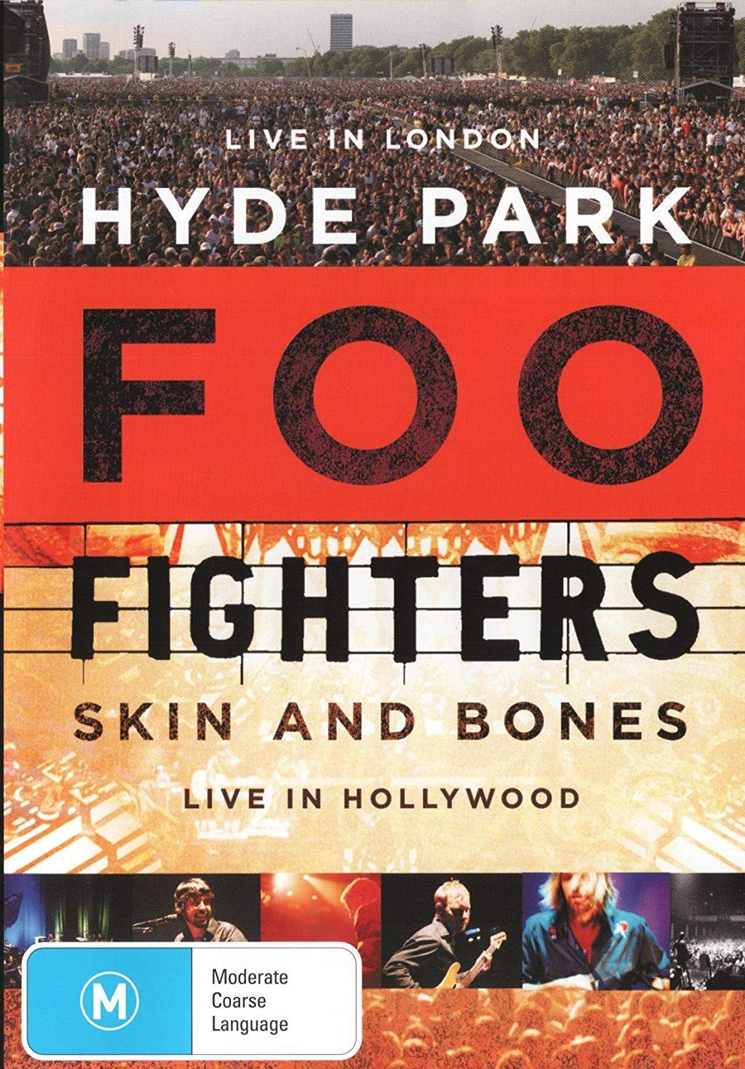DVD musical Foo Fighters Live in London Skin and Bones edición acústica