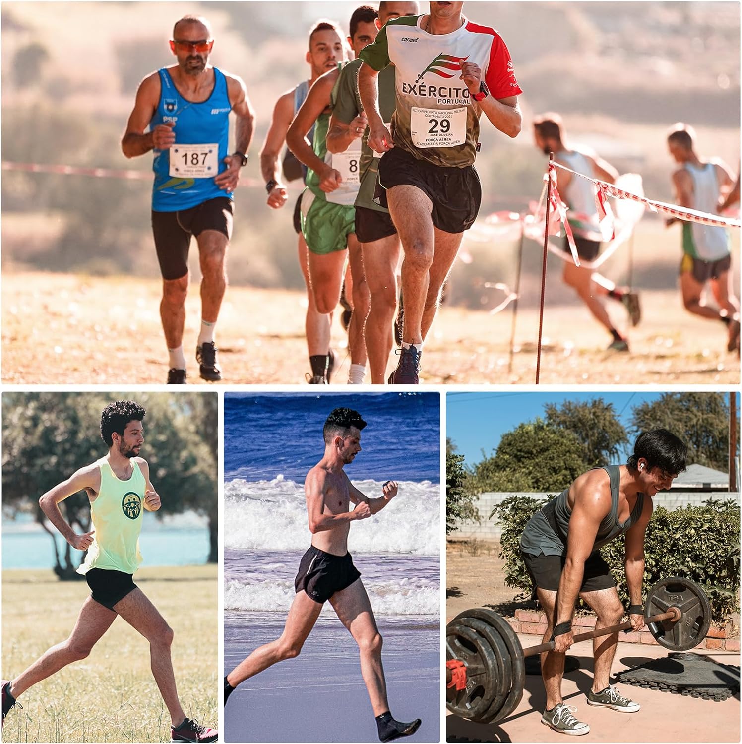 Mens Running Shorts 3 Inch Gym Short Shorts Quick Dry Athletic Workout SweatShorts with Pockets - Image 5