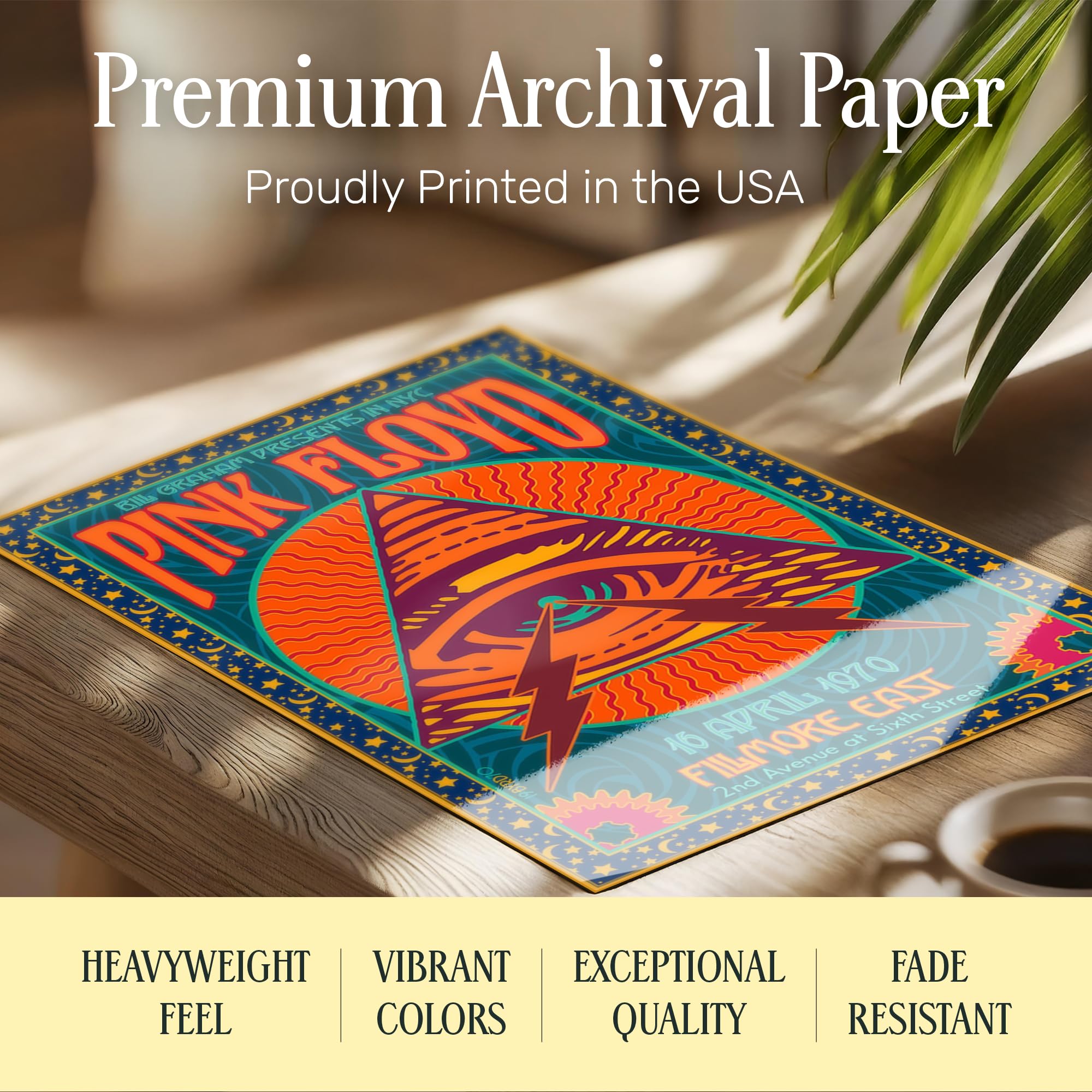 Amazon.com: Vintage Concert Poster 11x14 - Psychedelic Rock Music