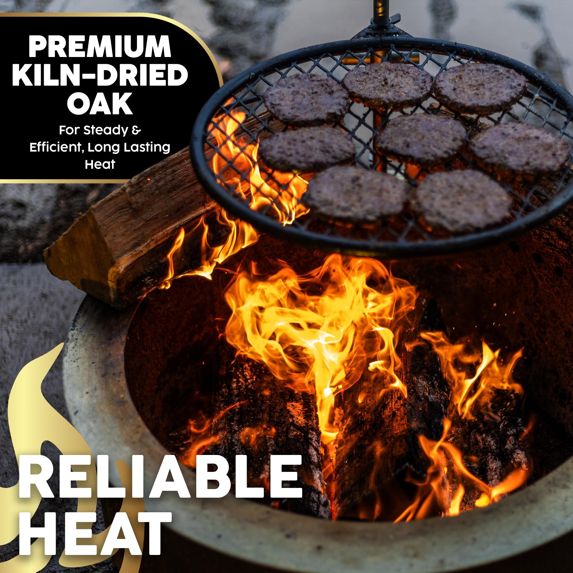 Amazon.com : Firewood Central Kiln-Dried PA Oak – 8” Splits