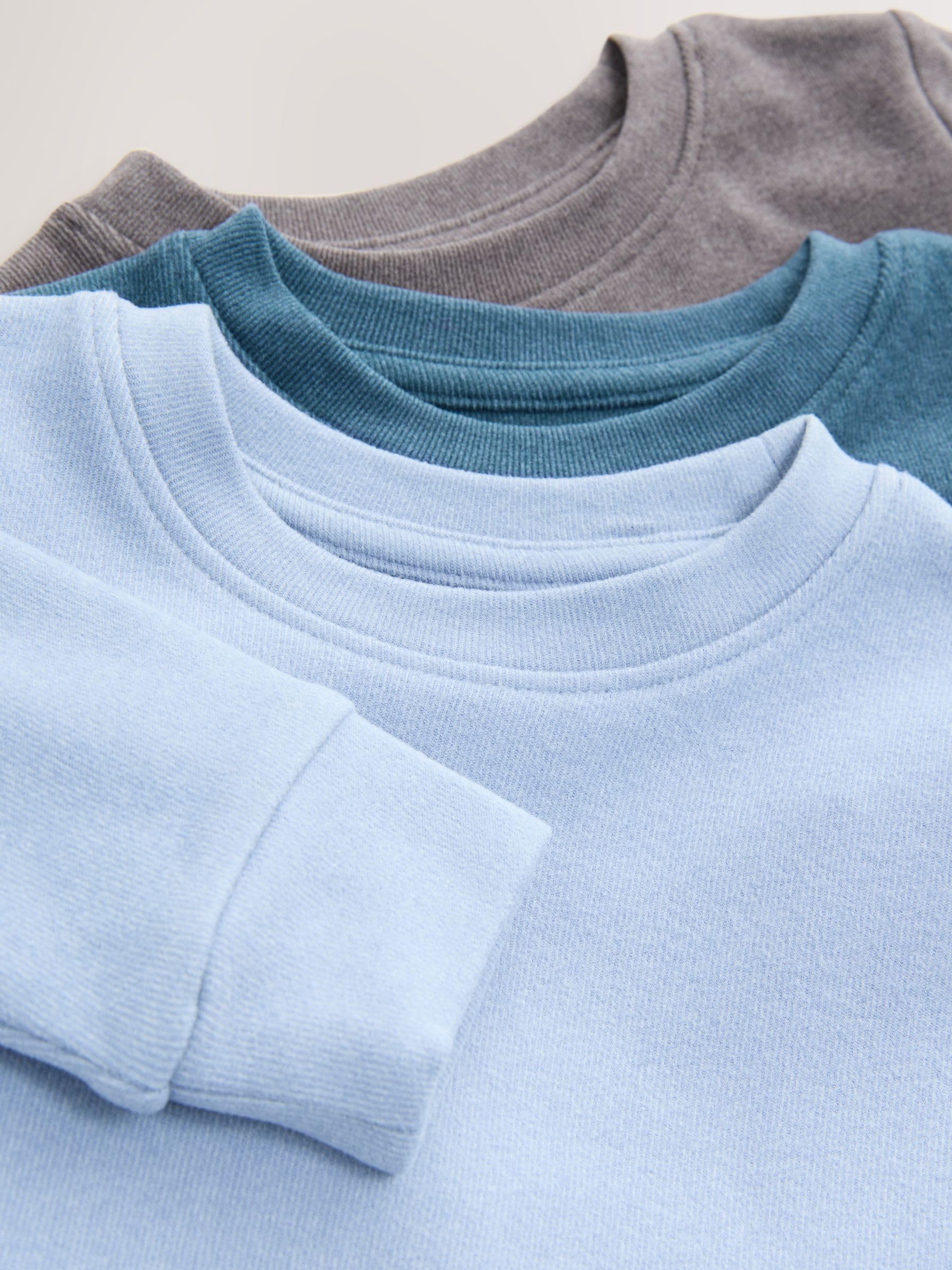 NEXT Ragazzo Confezione da 3 Pigiami Comodi | Bambino, Standard, Mid Rise, Pull On, Lavabile in lavatrice
