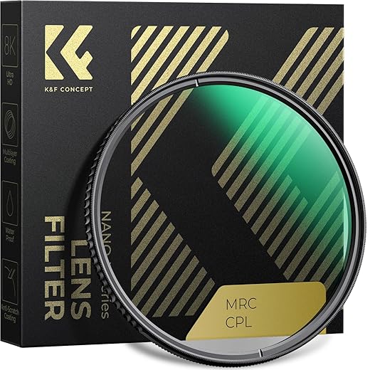 52mm Circular Polarizers Filter, K&F Concept 52MM Circular Polarizer Filter HD 28 Layer Super Slim Multi-Coated CPL Lens Filter (Nano-X Series)
