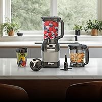 Vista 2 de Ninja Licuadora, sistema de cocina compacto, 1200 W, 3 funciones para batidos, masa y bebidas congeladas con Auto-IQ, jarra de licuadora de 72 oz*
