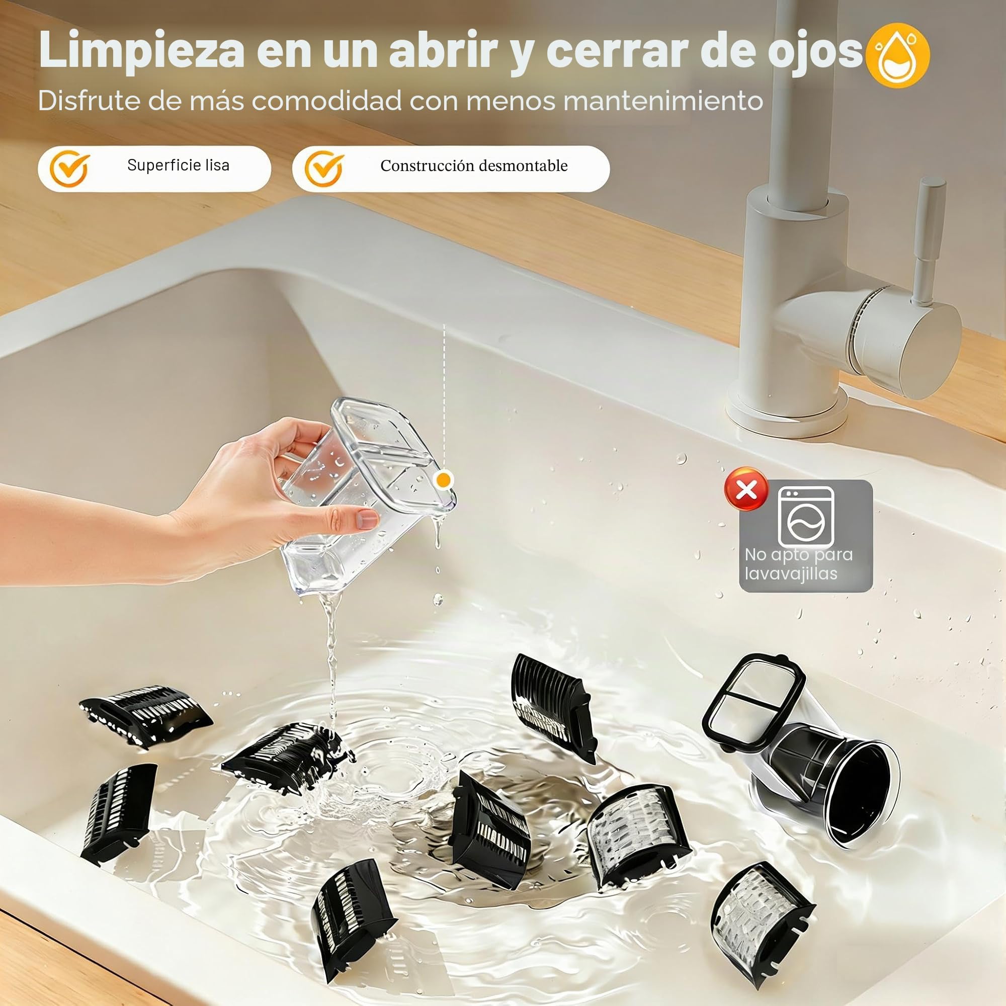 Cortador de verduras eléctrico 1000 W con motor de cobre, cuchillas de acero inoxidable (10 cuchillas de repuesto), material ABS, negro, 15 x 12 x 20 cm, independiente