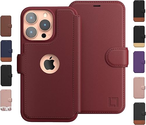 Funda tipo cartera para iPhone 15 Pro Max para mujeres y hombres, funda con tarjetero delgada y protectora para Apple 15 Pro Max (6.7 pulgadas),