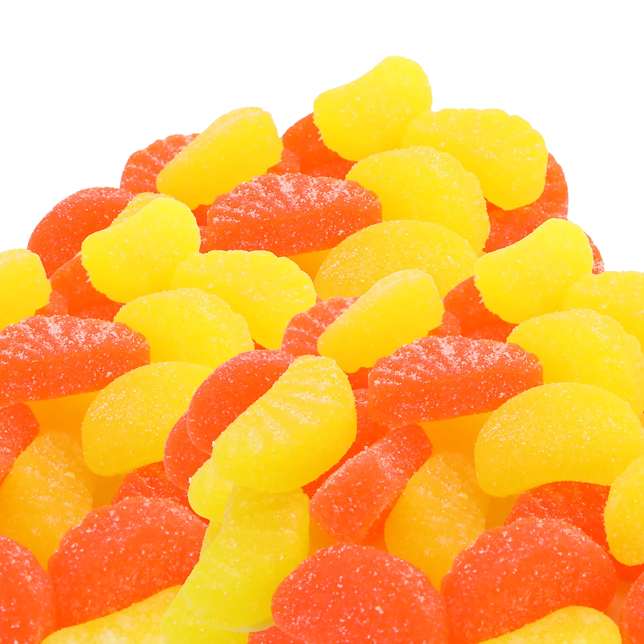 Sarah's Candy Factory Orange & Lemon Citrus Slices Candy in Jar, 5 Lbs - 