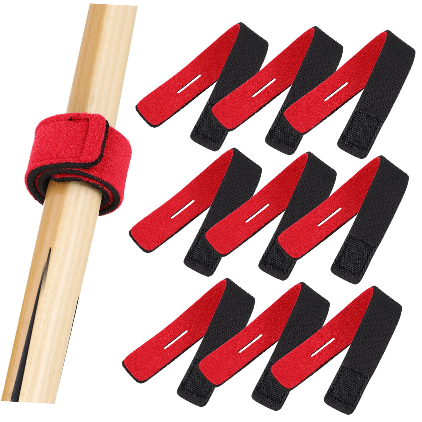 BESPORTBLE Elastic Fishing Pole Straps 10 Pack Rod Wraps for Accessories Rod Straps for Fishing Pole Wraps