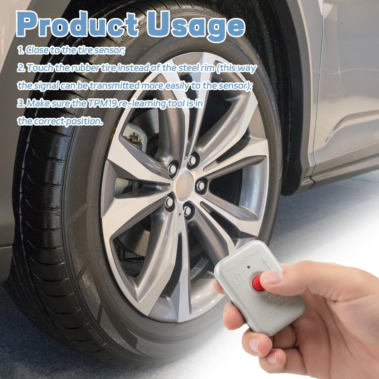 TPMS-19 Reset Tool, 2020 Edition For Ford TPMS Relearn Tool & TPMS Reset Sensor Tool For Tyre Pressure Monitoring Activation — view 4