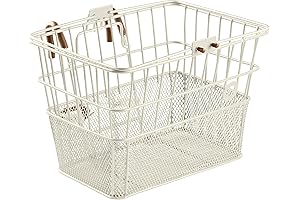 Retrospec Retrospec Apollo Bike Basket - Classic Steel Bike Basket for Quick...