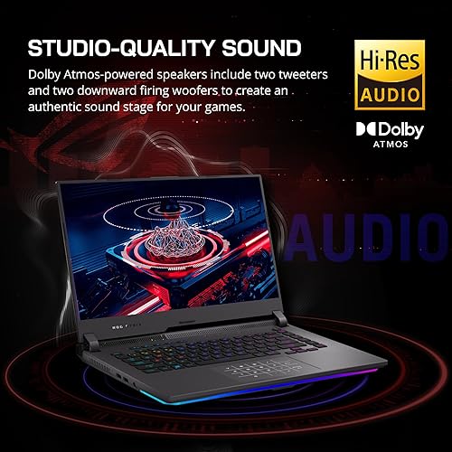 Miniatura 7 de ASUS ROG Strix G15 2022 - Laptop para juegos FHD 300Hz AMD Ryzen 7-4800H 16GB RAM SSD PCIe 512B teclado retroiluminado gráficos GeForce RTX 3050Ti