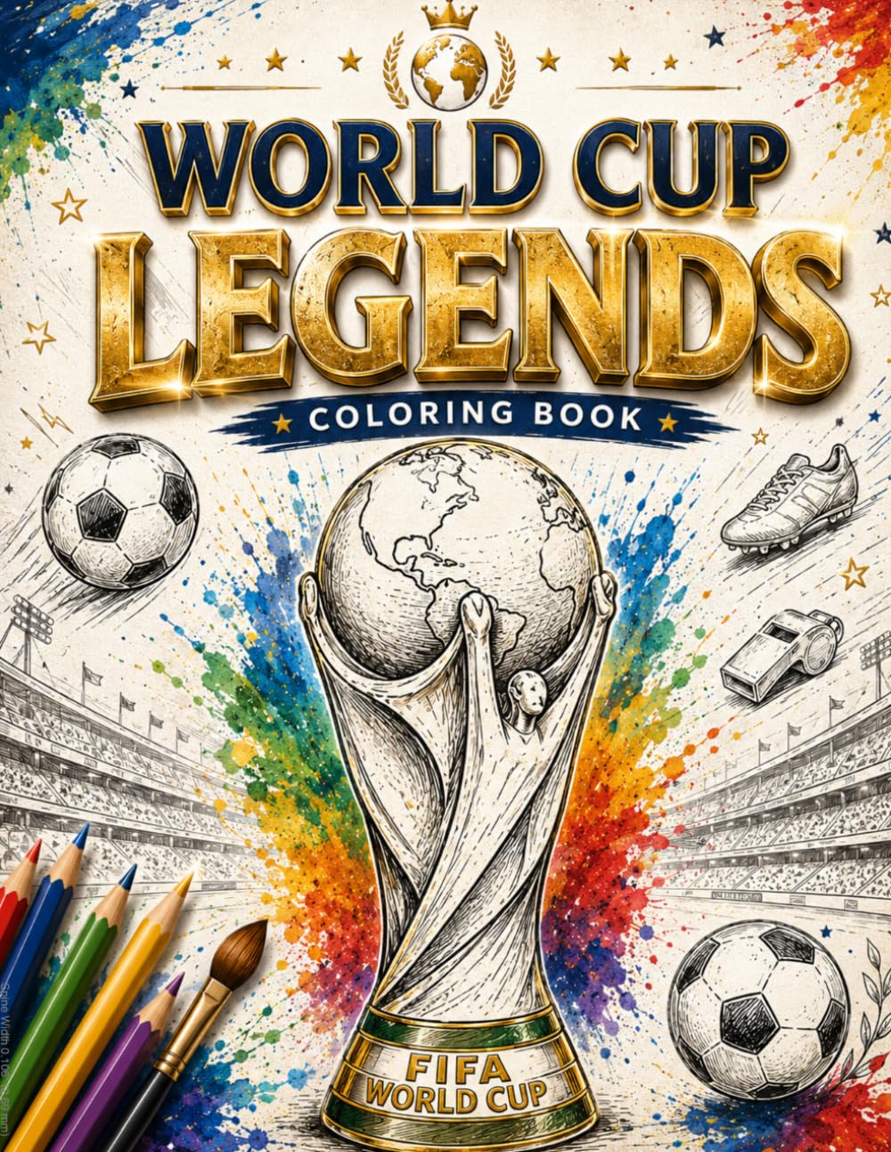 World Cup Legends: Color the Greatest Moments in Football History