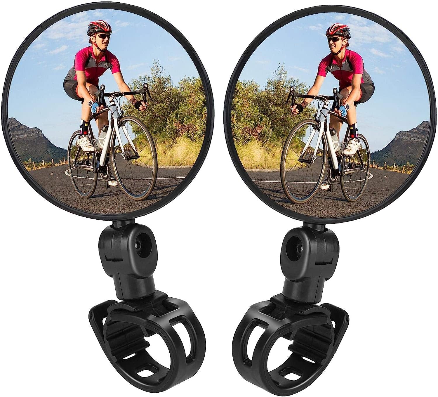 See full amazon price history chart for MABRON New Bicycle Motorcycle Rear View Mirror 360 Degree Rotable for All Handlebar for Cycling Road Side Mounting Convex Mirror - 1 Pair MABRON New Bicycle Motorcycle Rear View Mirror 360 Degree Rotable for All Handlebar for Cycling Road Side Mounting Convex Mirror - 1 Pair (B0D6KS42JY) Amazon Price History, Amazon Price Tracker