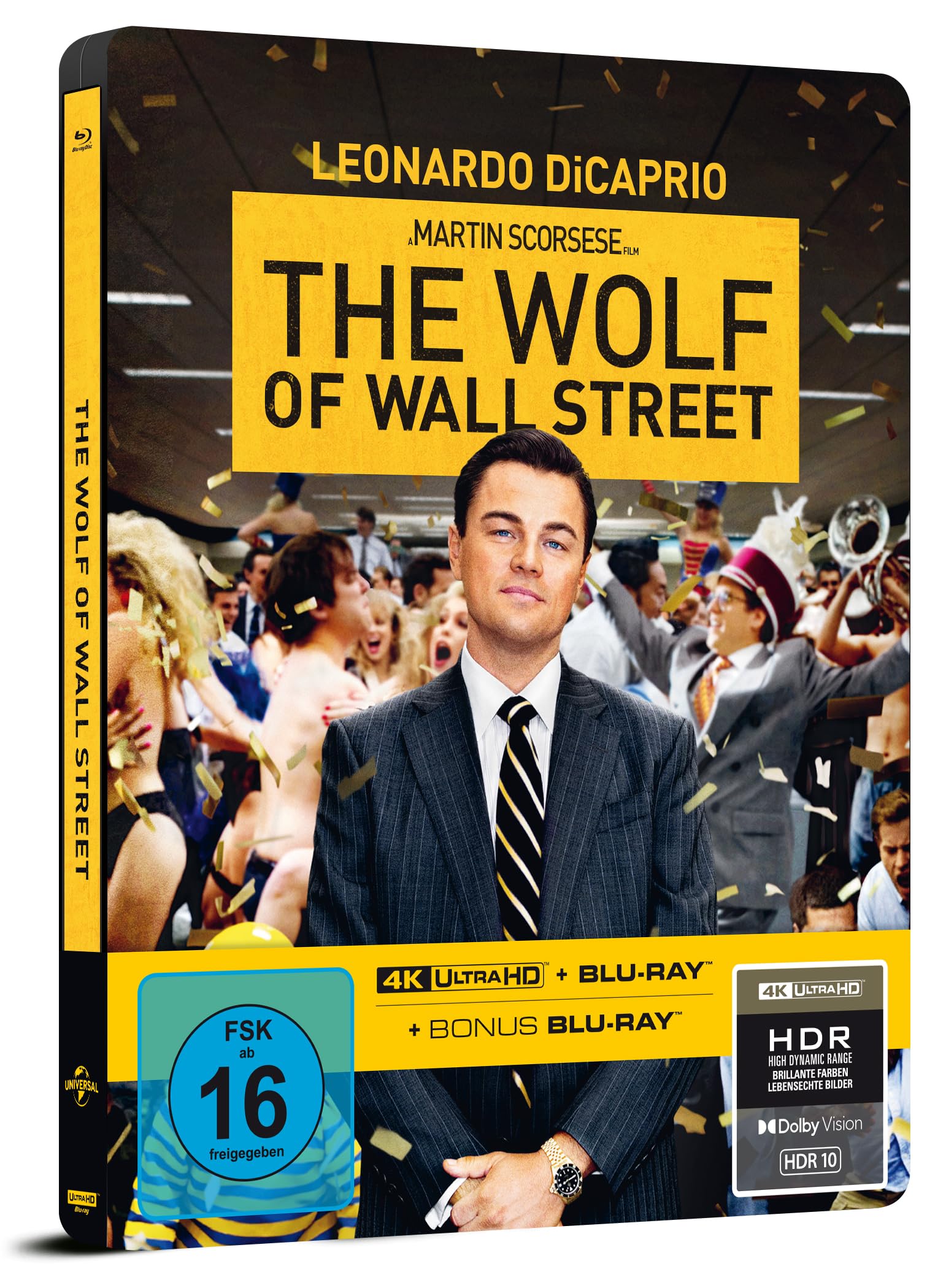 The Wolf of   Wall Street   (4K UHD Steelbook) (4K UHD | Blu-ray)