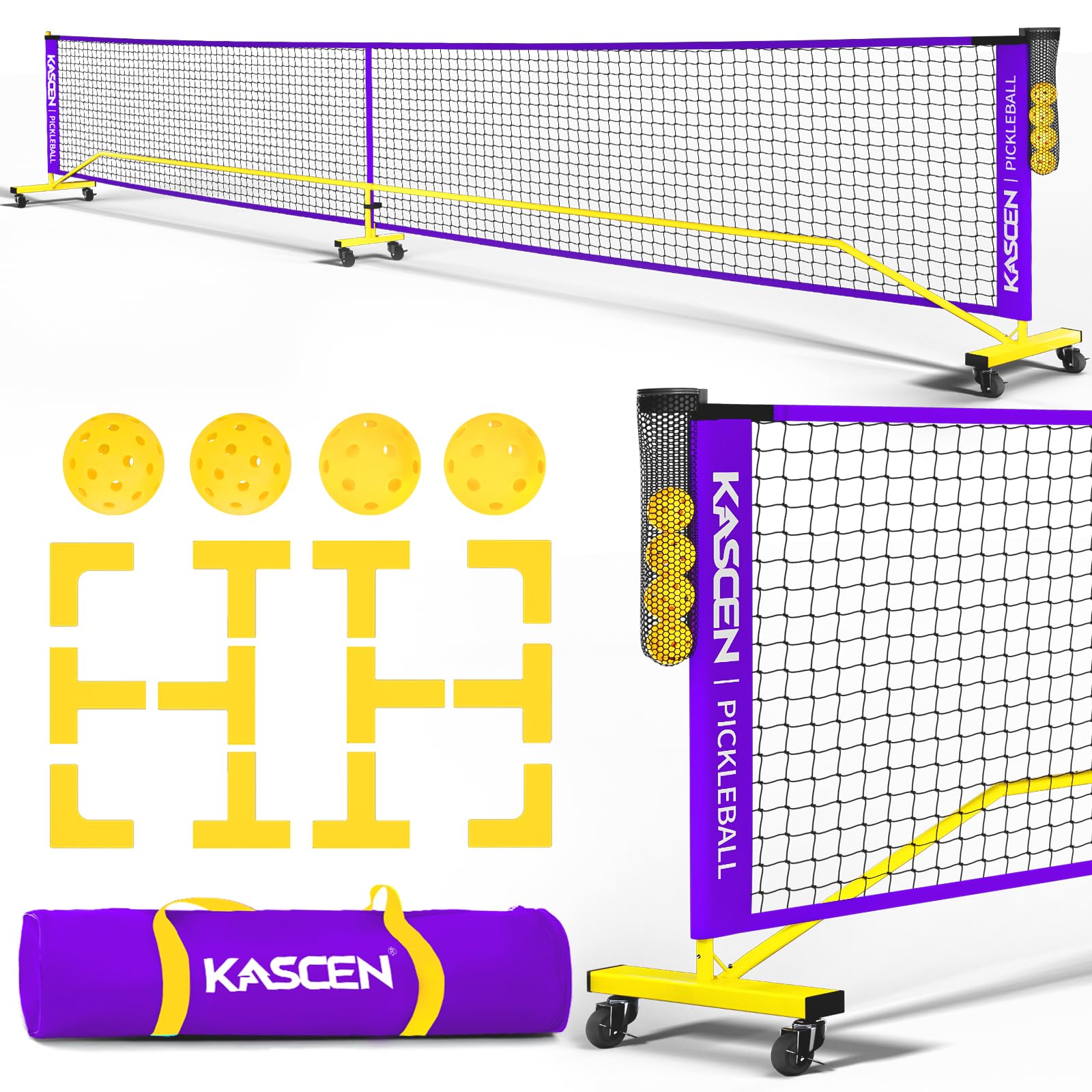 KASCEN Portable Pickleball Net