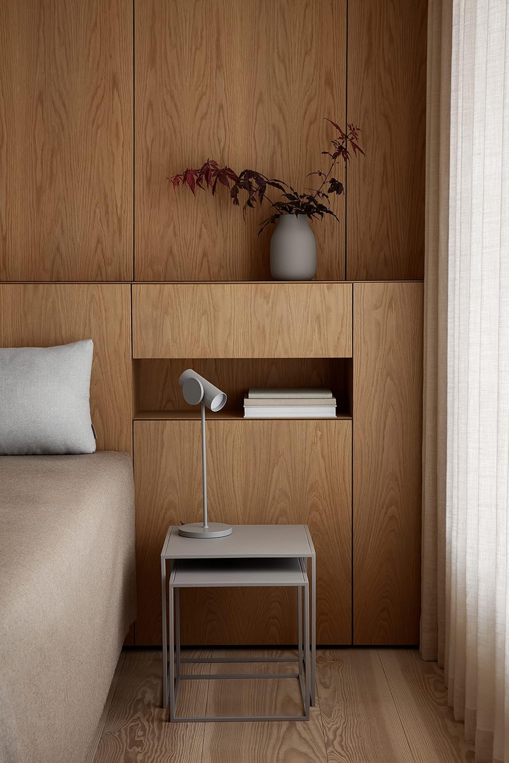 blomus COLORA Vase Porcelain 20 x 14 cm Steel Grey