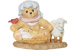 Roman Cherished Teddies Mary and Jesus Miniature Figurine