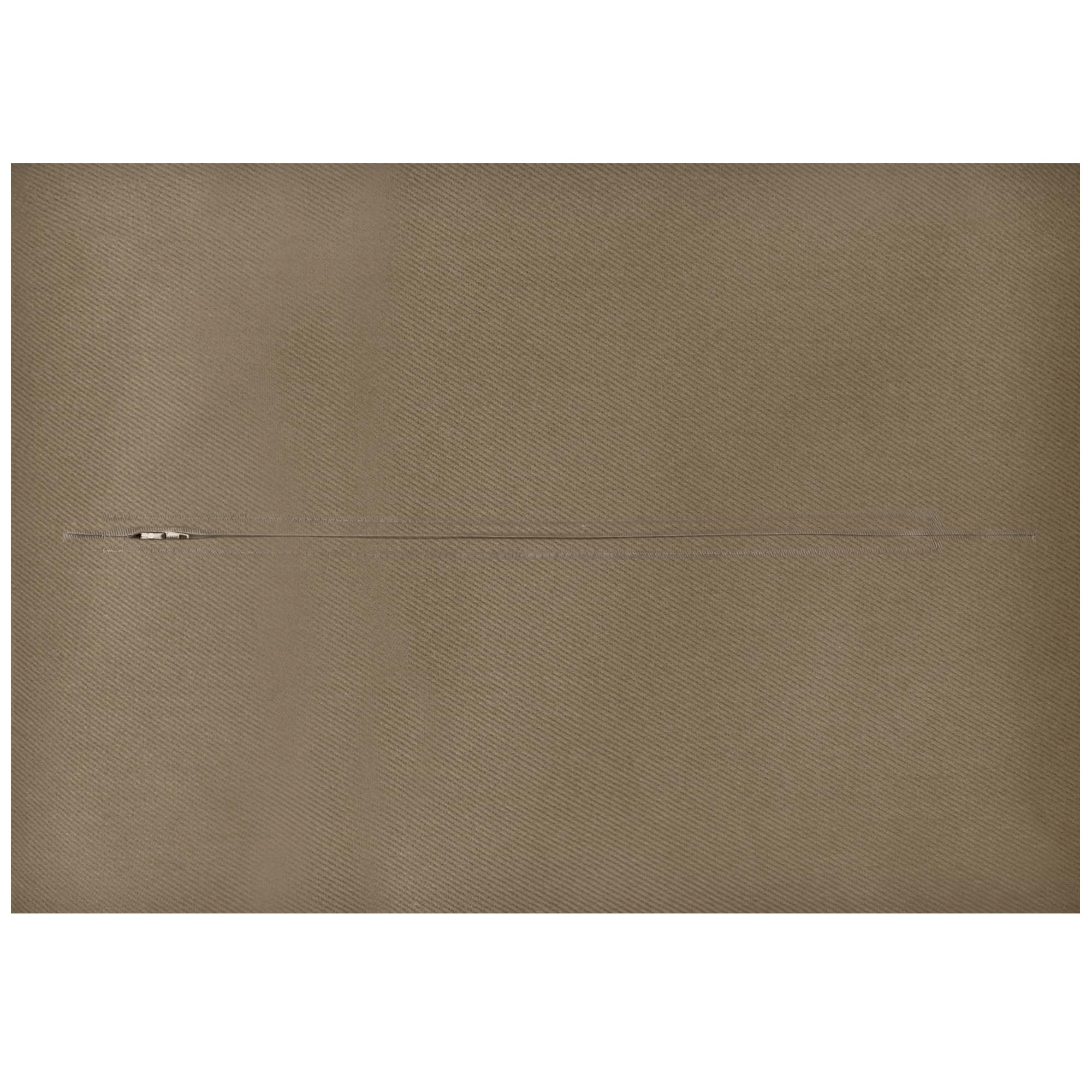 HappySnapGifts Cushion Back with Zip - (57cm x 40cm) (Premium Cotton Fabric - Chocolate)