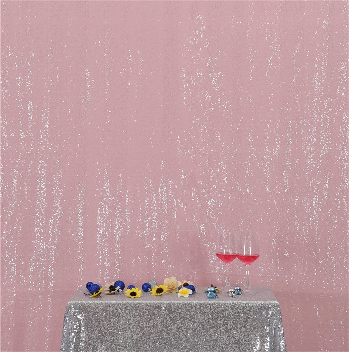 Sequin Backdrop 183x243cm Iridescent Shinny Sequin Photography Backdrop Party Prom Wedding Youtobe Banquet Photo Background (6x8 feet) — view 66