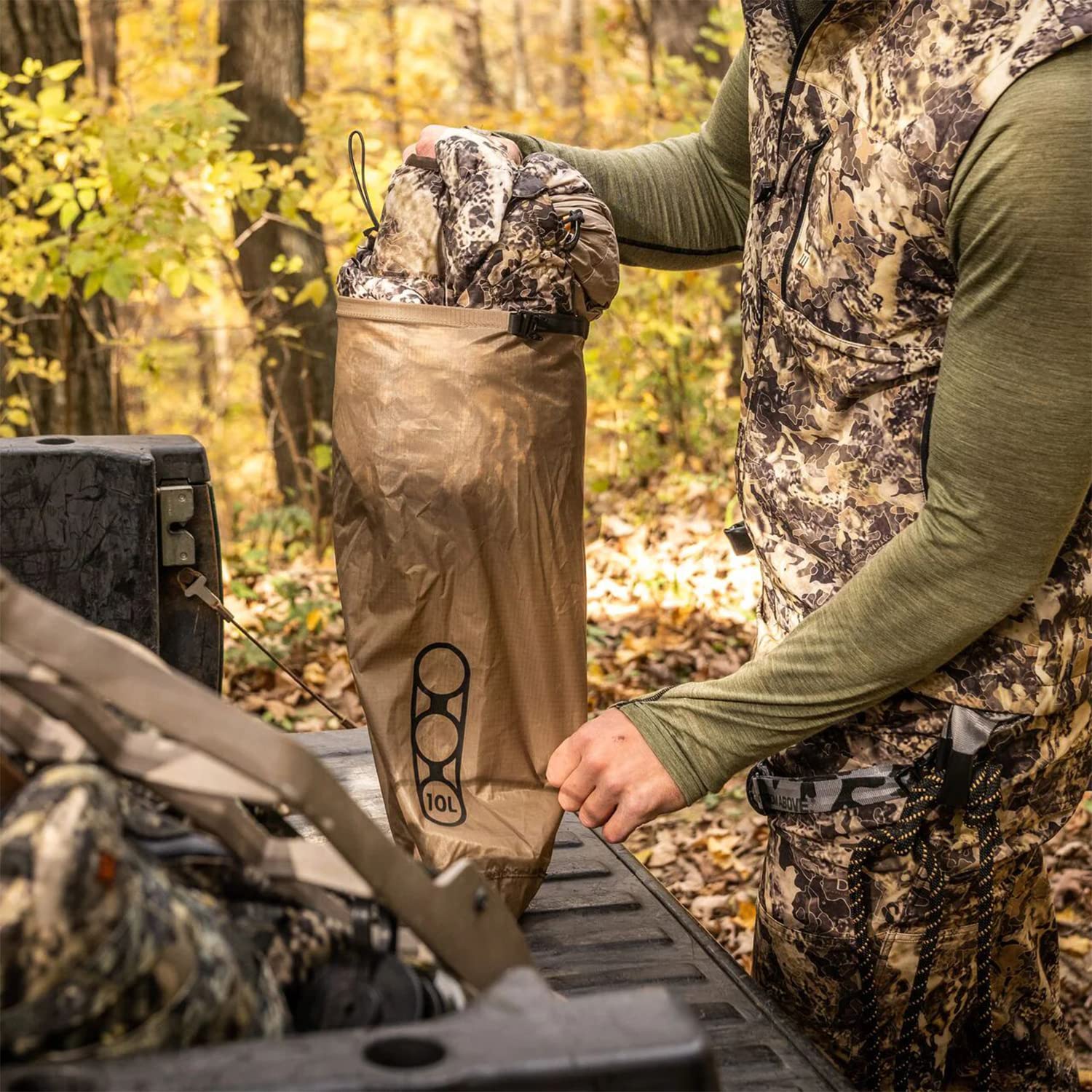 Eberlestock Cirrus Ultralight Dry Bag, Dry Earth, 20-Liter