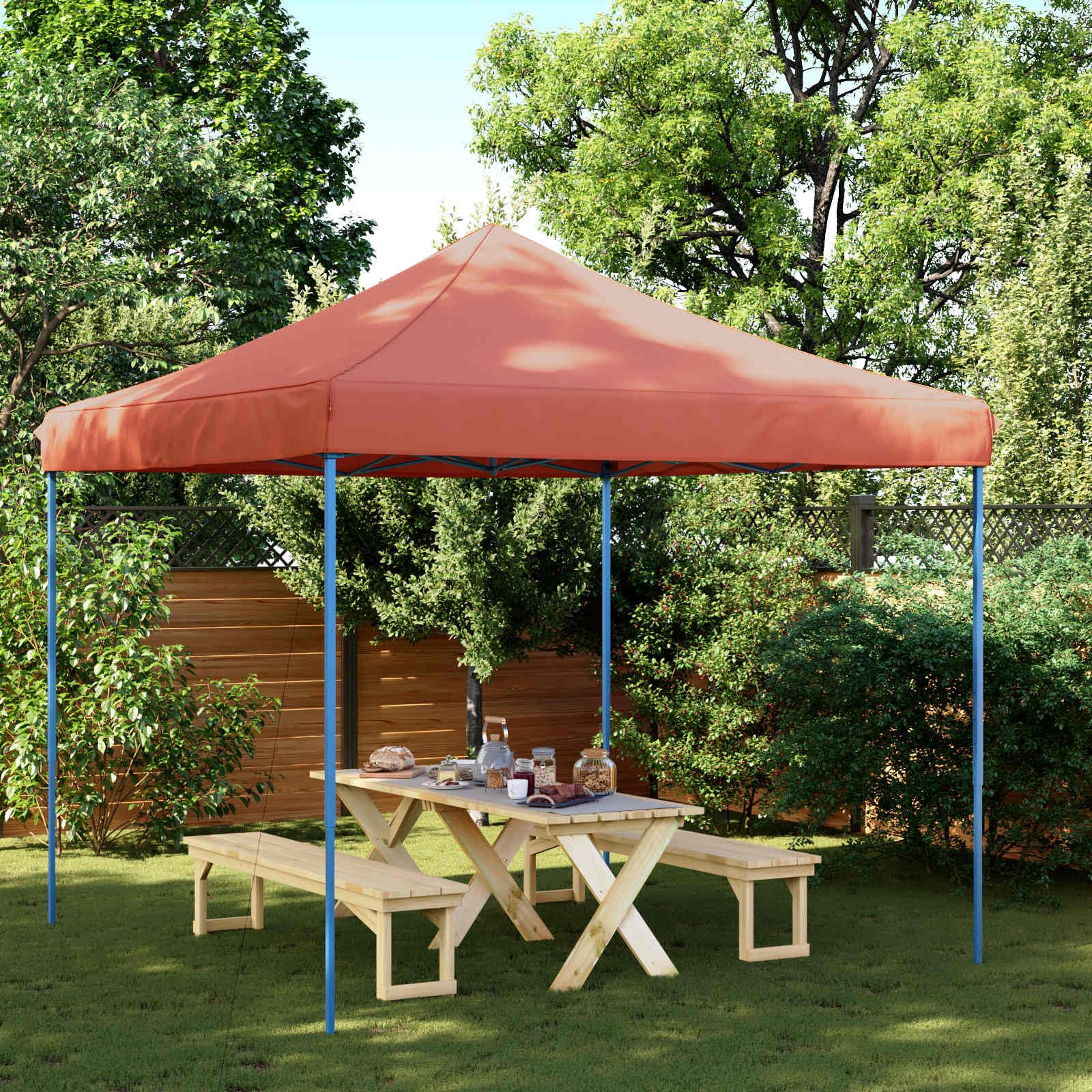 Carpa Fiesta Terracota 292x292x315 cm Tela Oxford