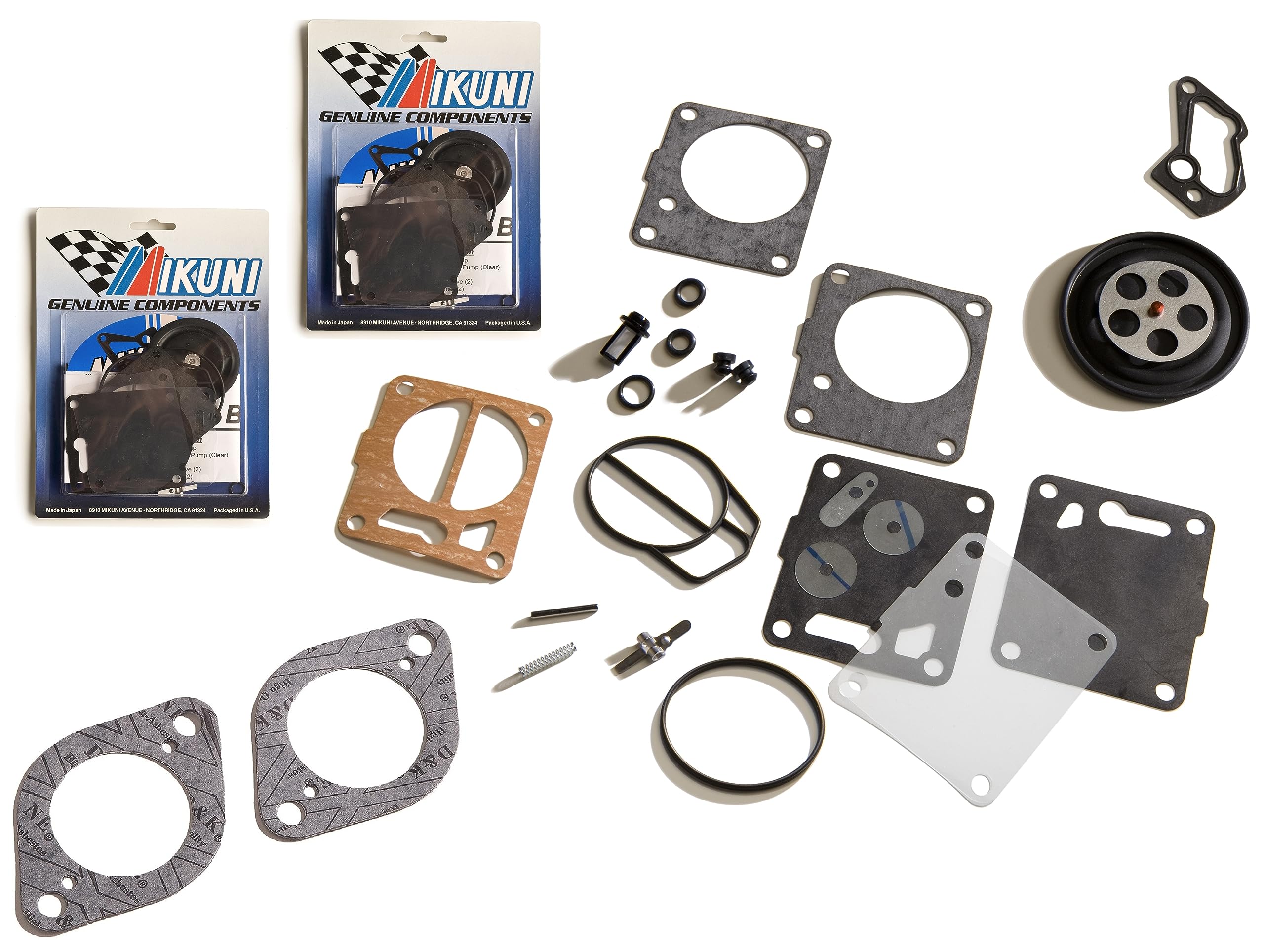 Genuine Mikuni SeaDoo 951 - Kit di ricostruzione carburatore doppio e guarnizioni base