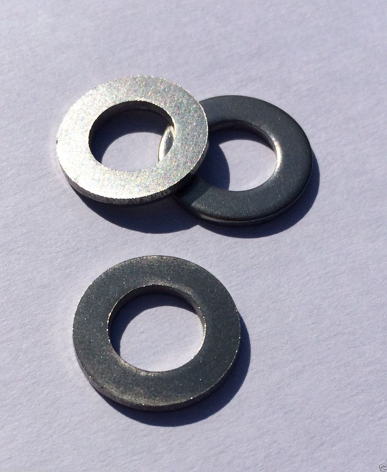 M8 Flat Washers Form A Thick Made from A2 Stainless Steel - Bulk Pack of 100 DIN 125-A