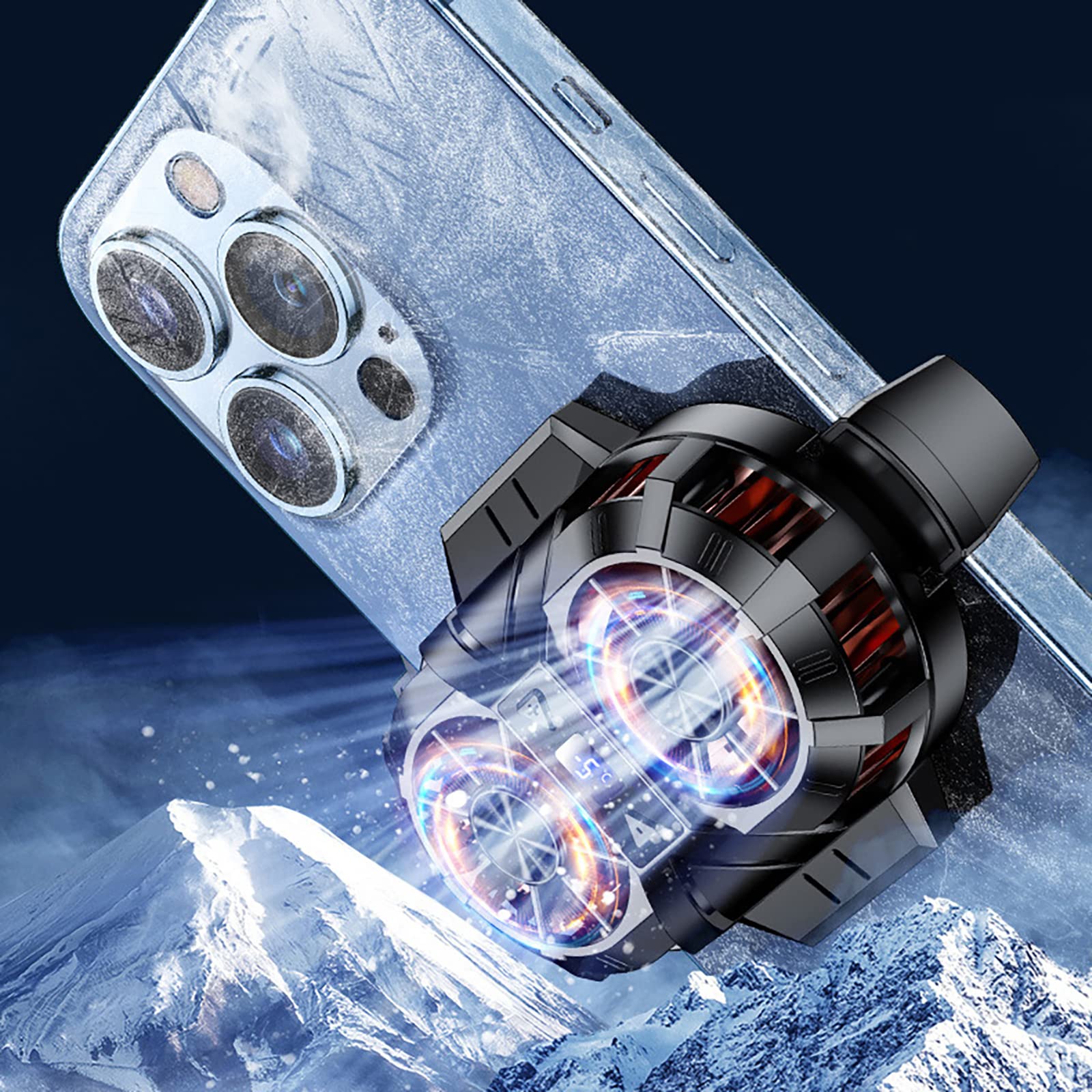 スマホ冷却ファン 2段階パワー調節可能 Amazon.co.jp: 【2025 新型 AI 知覚】スマホ 冷却ファン 磁気式