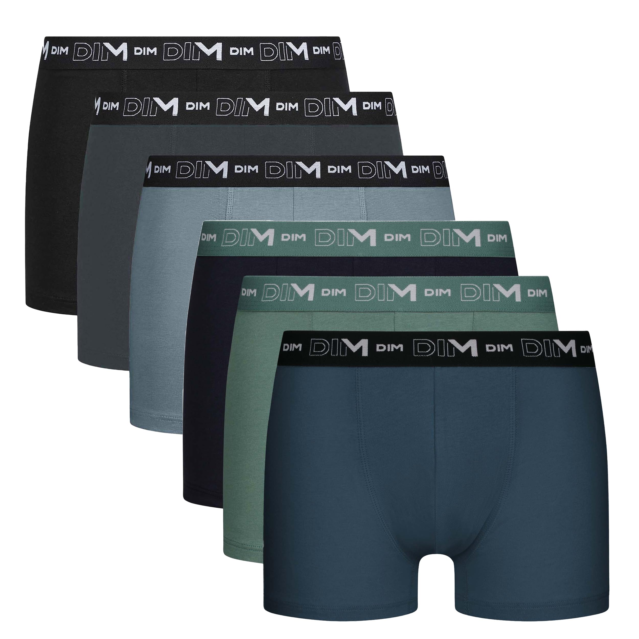 Dim Boxer in Cotone Elasticizzato Traspirante Supporto Ottimale Uomo x6