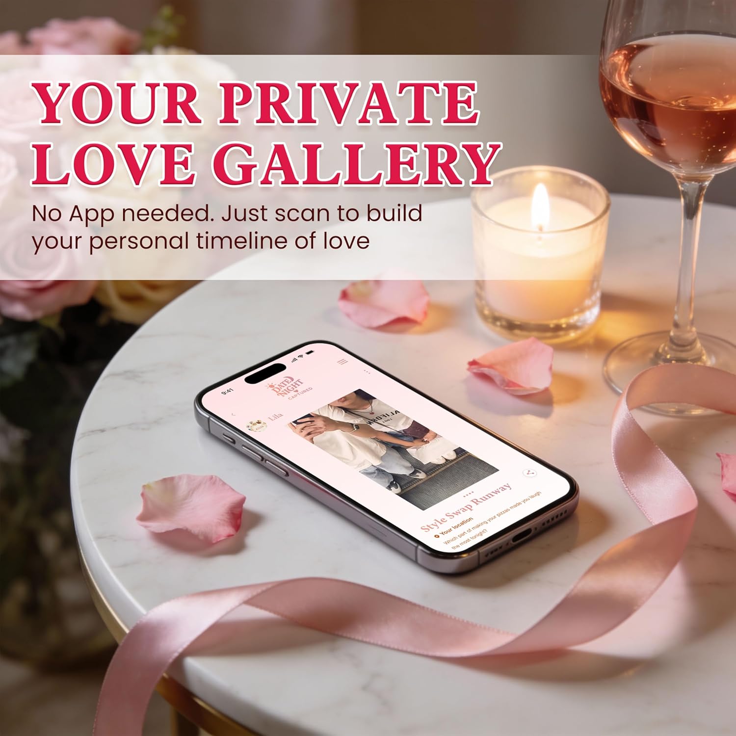45 Fun and Romantic Scratch Off Date Night Ideas for Him Her - Date Night Captured 45 Scratch Off Cards For Couples With Digital Scrapbook - Anniversary Wedding Gifts For Men Women Husband Wife